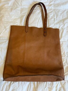 Madewell Cognac Leather Tote